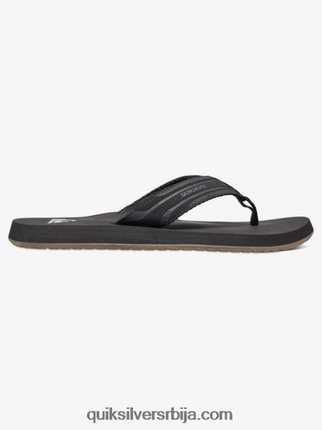мушкарци Quiksilver сандале са мајмунским кључем црно браон Z824VN1644