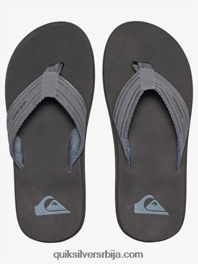 мушкарци Quiksilver сандале са мајмунским кључем сива/црна Z824VN1645