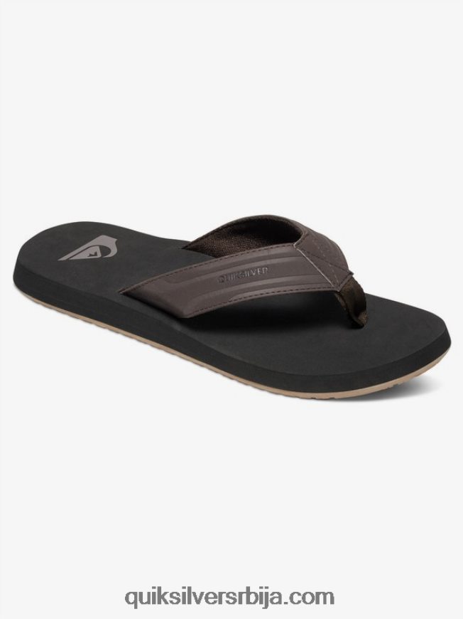 мушкарци Quiksilver сандале са мајмунским кључем браон црни Z824VN1646