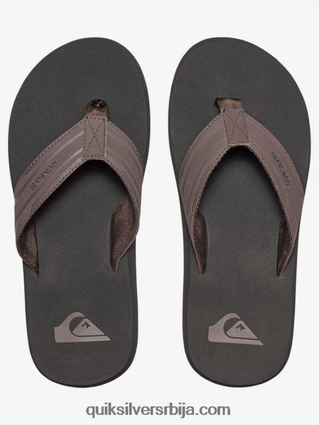 мушкарци Quiksilver сандале са мајмунским кључем браон црни Z824VN1646
