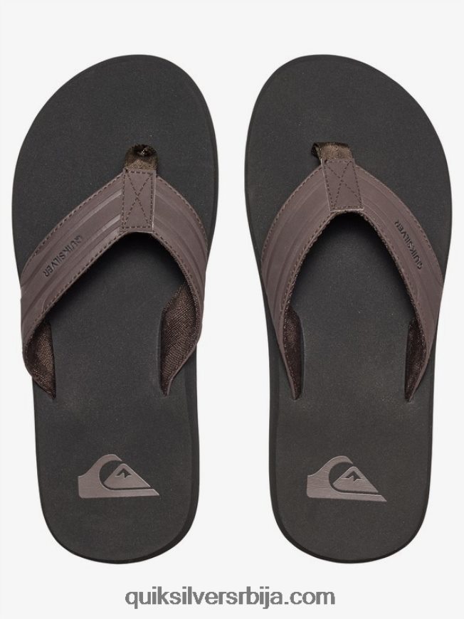 мушкарци Quiksilver сандале са мајмунским кључем браон црни Z824VN1646