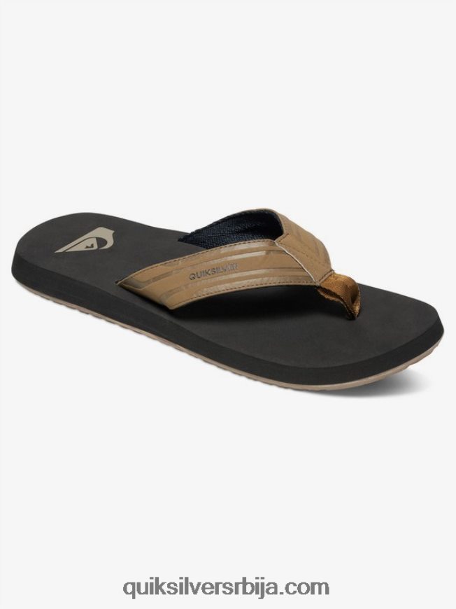 мушкарци Quiksilver сандале са мајмунским кључем тан - чврст Z824VN1647