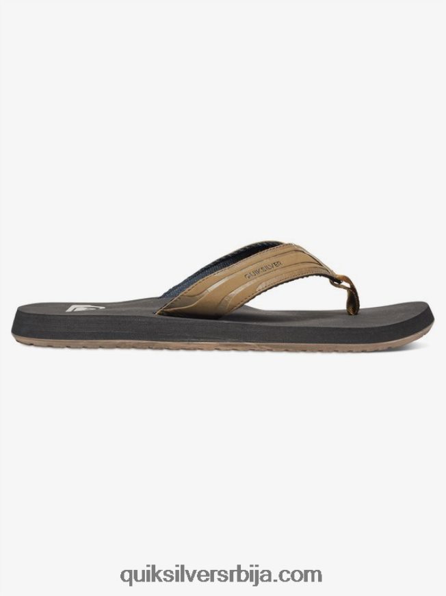 мушкарци Quiksilver сандале са мајмунским кључем тан - чврст Z824VN1647