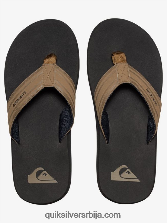 мушкарци Quiksilver сандале са мајмунским кључем тан - чврст Z824VN1647