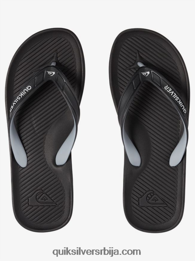 мушкарци Quiksilver халеива јапанке црно/сиво Z824VN1648