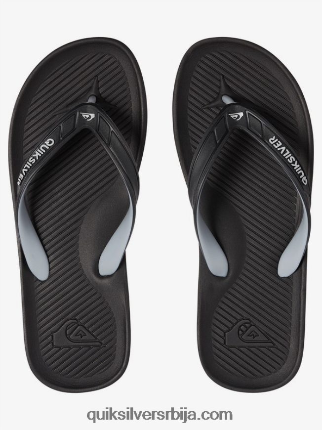 мушкарци Quiksilver халеива јапанке црно/сиво Z824VN1648