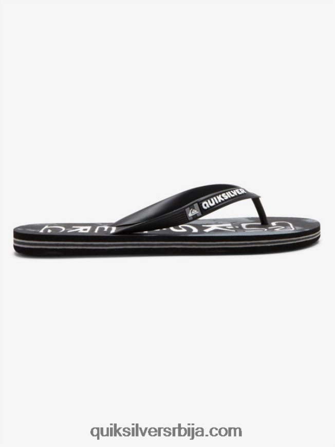 мушкарци Quiksilver Молокаи ацид дроп јапанке црн Z824VN1775