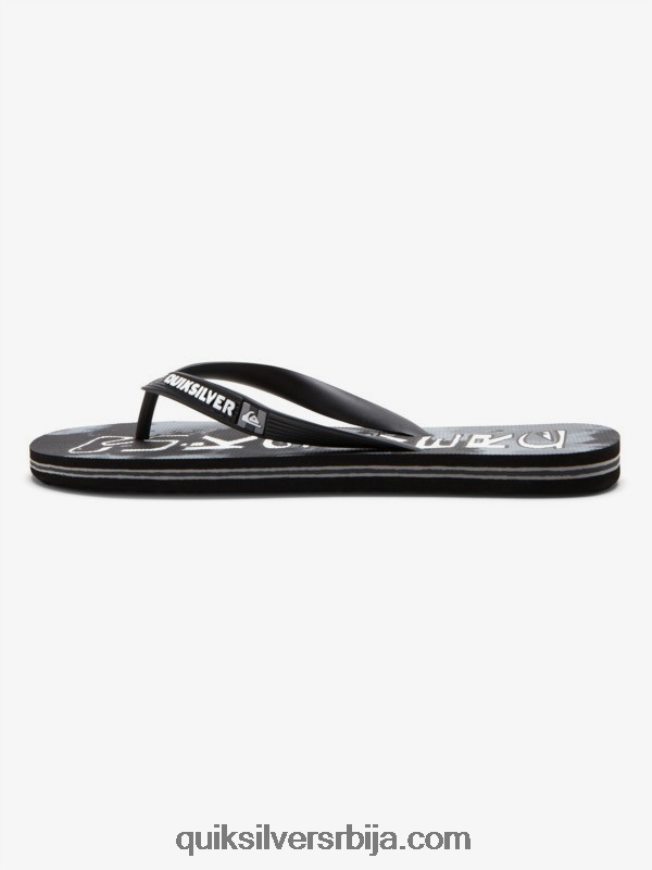 мушкарци Quiksilver Молокаи ацид дроп јапанке црн Z824VN1775