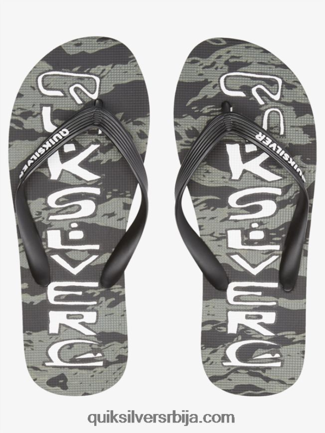 мушкарци Quiksilver Молокаи ацид дроп јапанке црно/зелено Z824VN1776