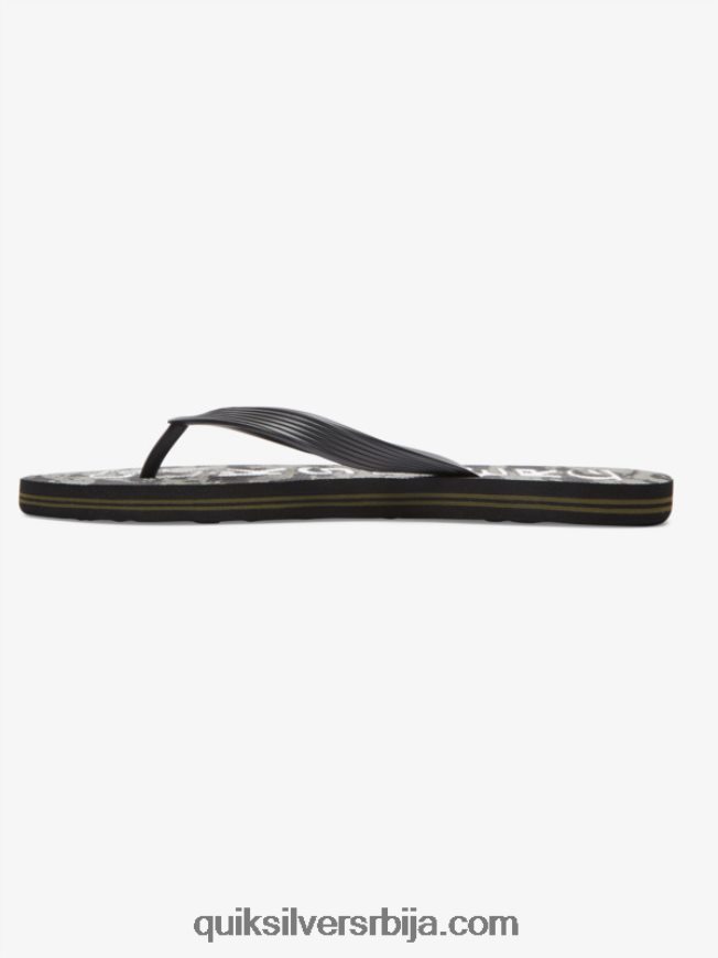мушкарци Quiksilver Молокаи ацид дроп јапанке црно/зелено Z824VN1776
