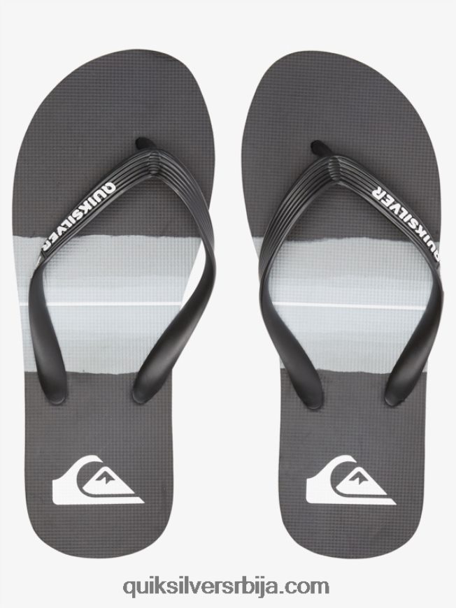 мушкарци Quiksilver Молокаи смоле нијанса јапанке црно/сиво Z824VN1788
