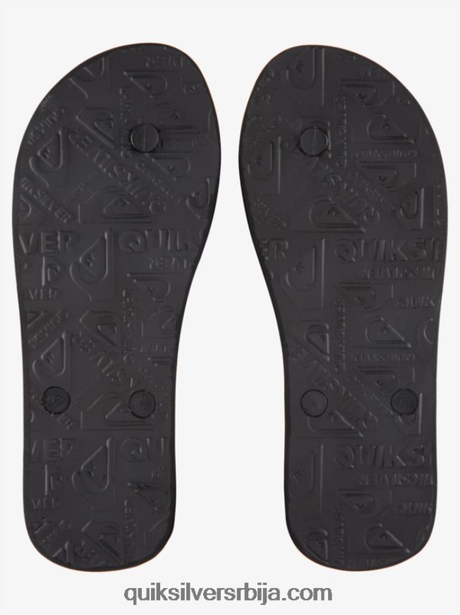 мушкарци Quiksilver Молокаи смоле нијанса јапанке црно/сиво Z824VN1788