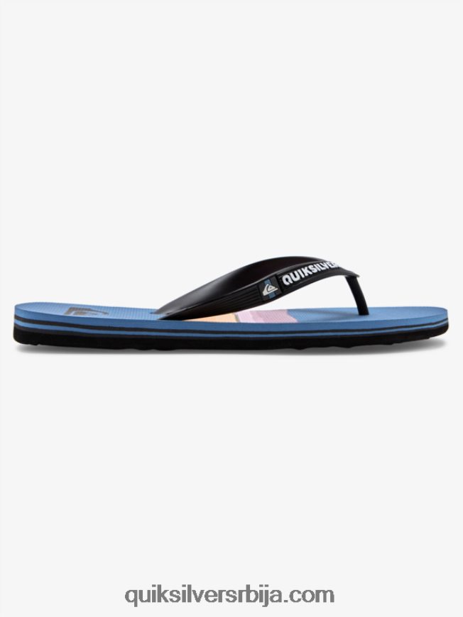 мушкарци Quiksilver Молокаи смоле нијанса јапанке црна/плава/сива Z824VN1789