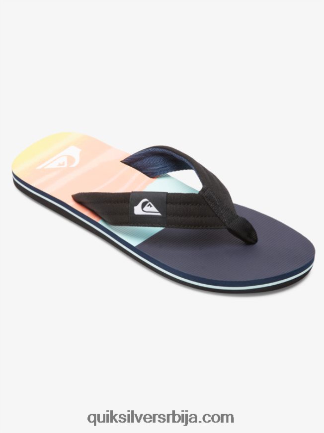мушкарци Quiksilver молокаи опуштене сандале црно/плаво Z824VN1832