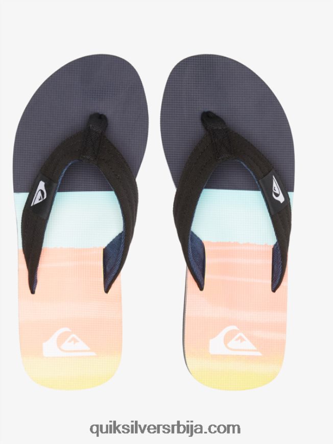 мушкарци Quiksilver молокаи опуштене сандале црно/плаво Z824VN1832
