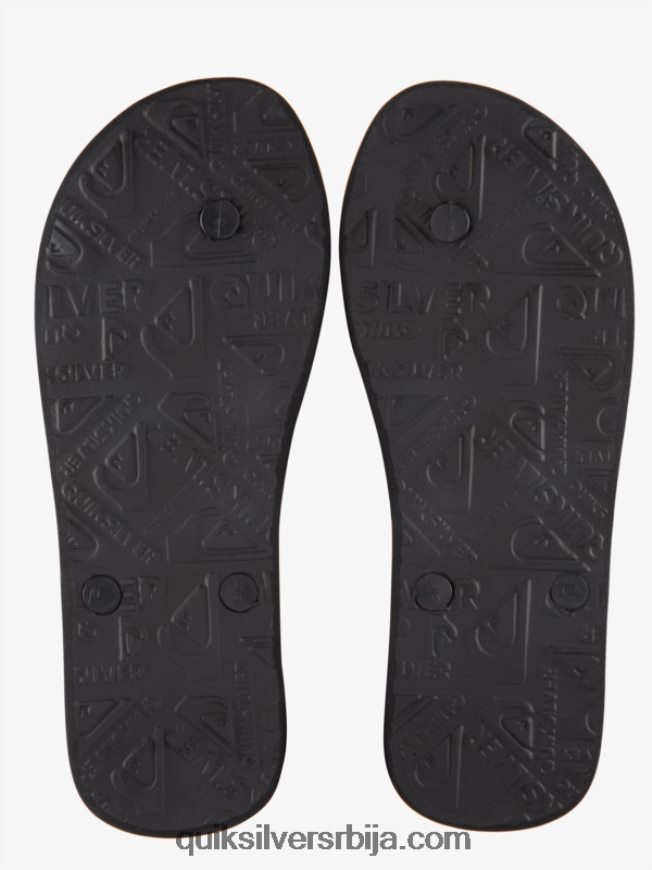 мушкарци Quiksilver молокаи пет-о јапанке црно/зелено Z824VN1858