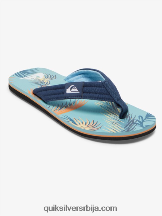 мушкарци Quiksilver молокаи опуштене сандале плава/црна/жута Z824VN498