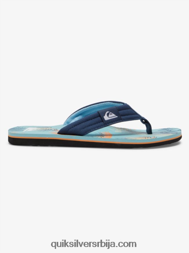 мушкарци Quiksilver молокаи опуштене сандале плава/црна/жута Z824VN498