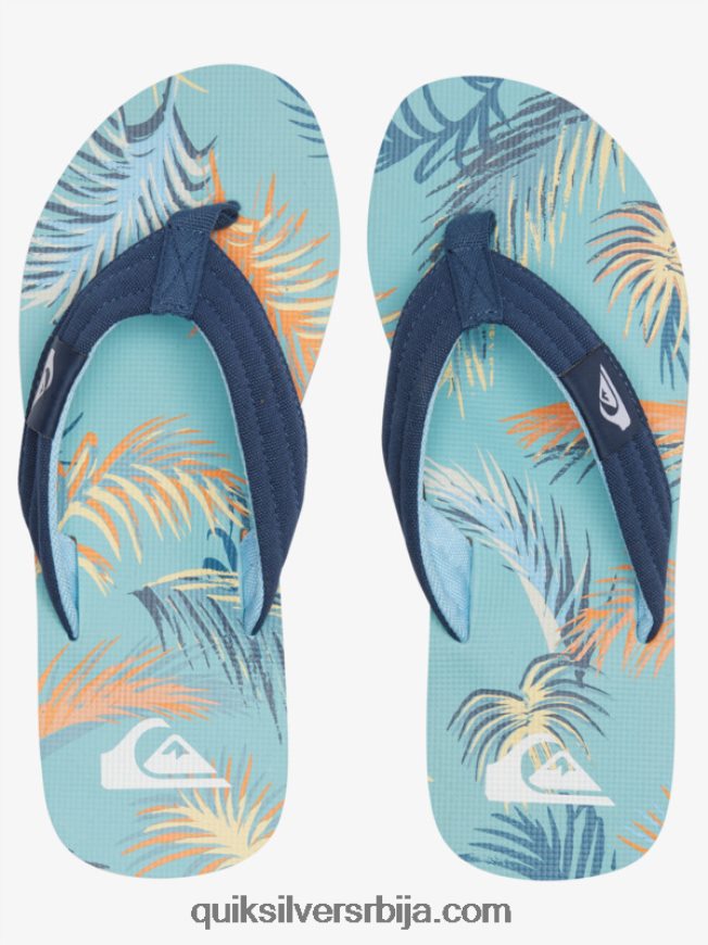 мушкарци Quiksilver молокаи опуштене сандале плава/црна/жута Z824VN498