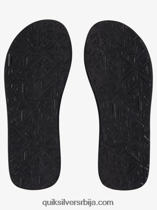 мушкарци Quiksilver молокаи опуштене сандале црно/сиво Z824VN500