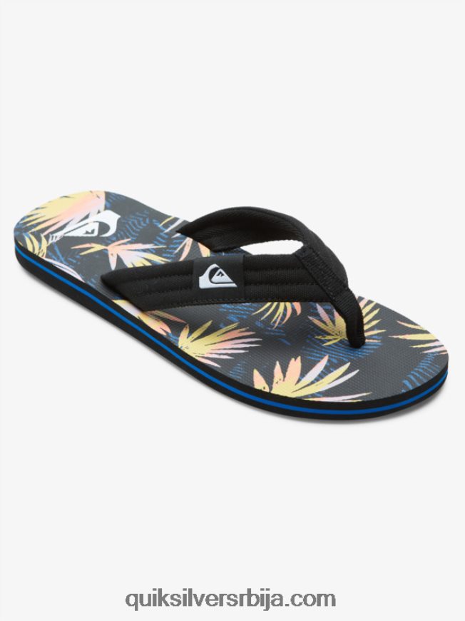 мушкарци Quiksilver молокаи опуштене сандале црна/плава/роза Z824VN501