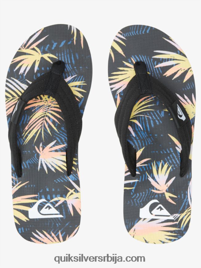 мушкарци Quiksilver молокаи опуштене сандале црна/плава/роза Z824VN501