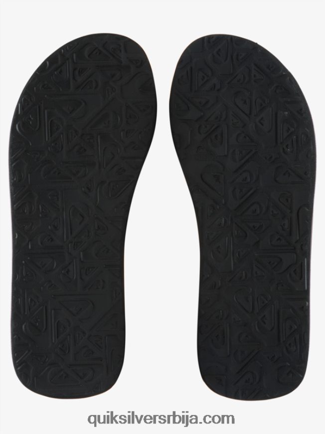 мушкарци Quiksilver молокаи опуштене сандале црна/наранџаста/сива Z824VN502