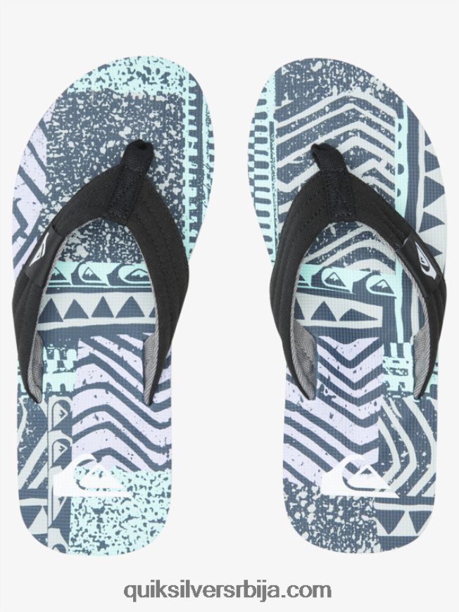мушкарци Quiksilver молокаи опуштене сандале плава/сива Z824VN504