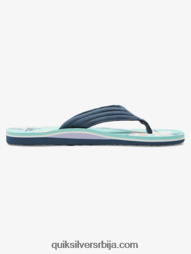 мушкарци Quiksilver молокаи опуштене сандале плаво зелене Z824VN505
