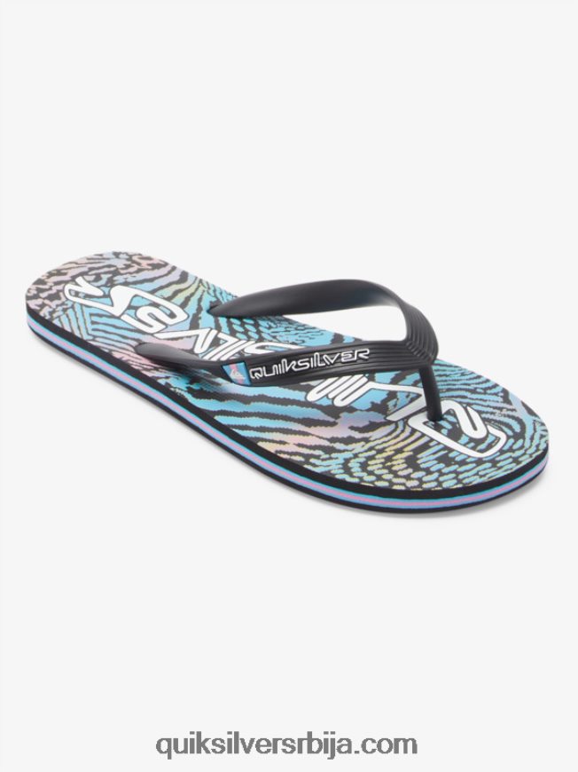 мушкарци Quiksilver молокаи арт јапанке црна/ружичаста/плава Z824VN514