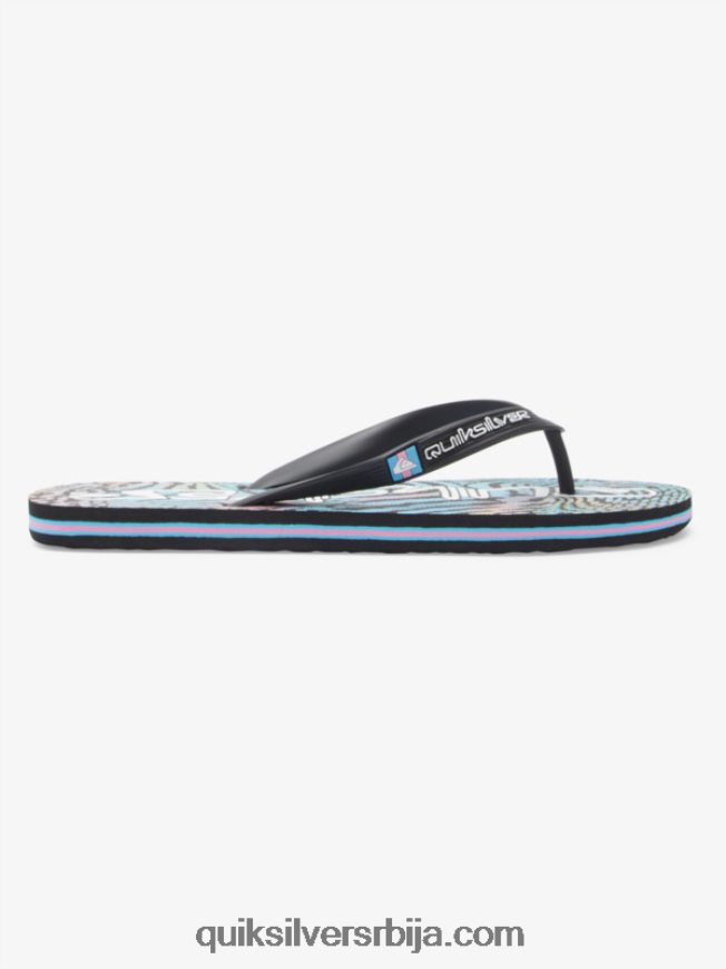 мушкарци Quiksilver молокаи арт јапанке црна/ружичаста/плава Z824VN514