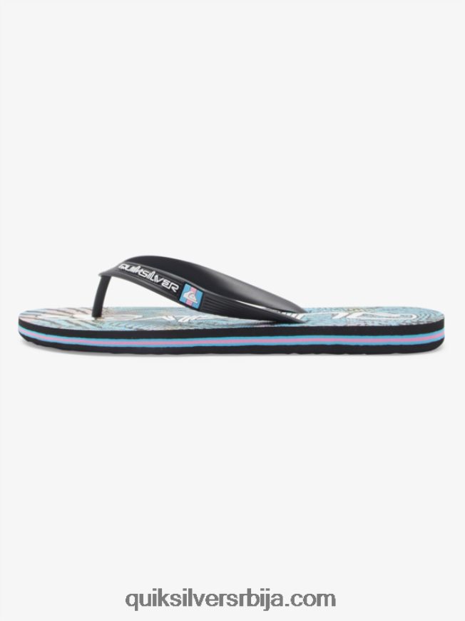мушкарци Quiksilver молокаи арт јапанке црна/ружичаста/плава Z824VN514