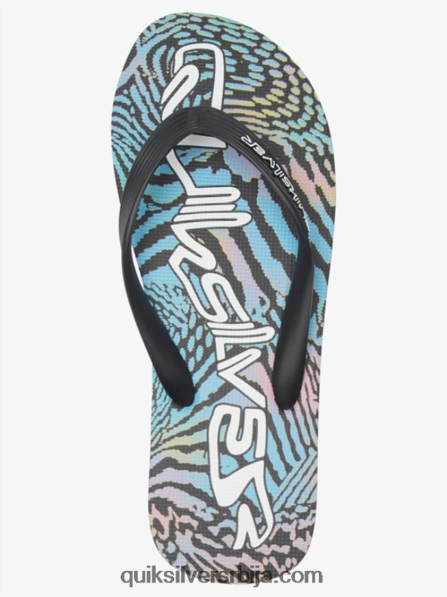 мушкарци Quiksilver молокаи арт јапанке црна/ружичаста/плава Z824VN514