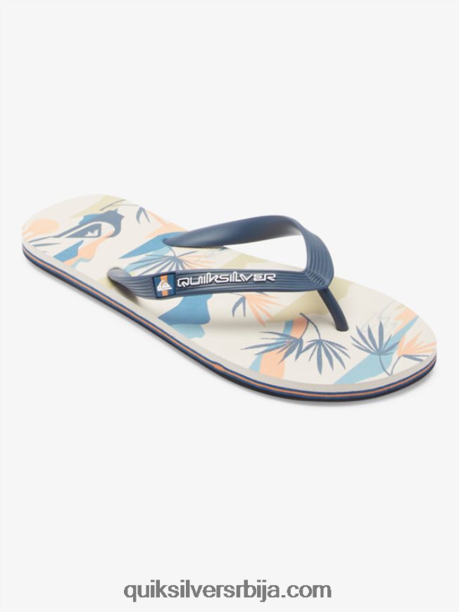 мушкарци Quiksilver молокаи арт јапанке црно/бело/плаво Z824VN515