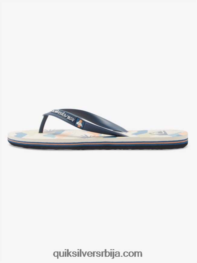 мушкарци Quiksilver молокаи арт јапанке црно/бело/плаво Z824VN515