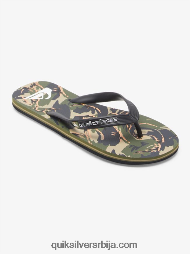 мушкарци Quiksilver молокаи арт јапанке црно/зелено Z824VN516