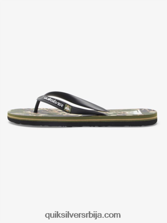 мушкарци Quiksilver молокаи арт јапанке црно/зелено Z824VN516