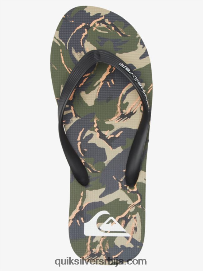 мушкарци Quiksilver молокаи арт јапанке црно/зелено Z824VN516
