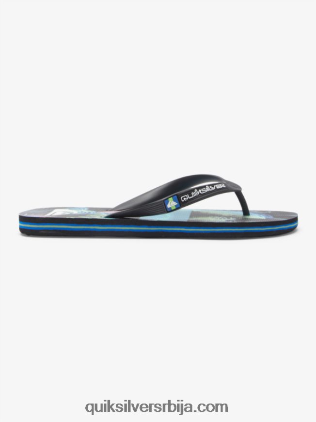 мушкарци Quiksilver молокаи арт јапанке црно/плаво Z824VN517