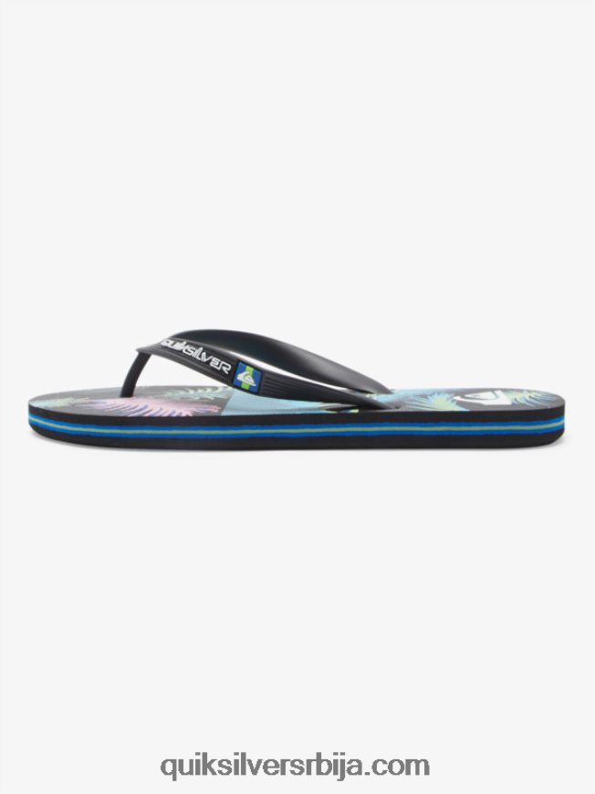 мушкарци Quiksilver молокаи арт јапанке црно/плаво Z824VN517
