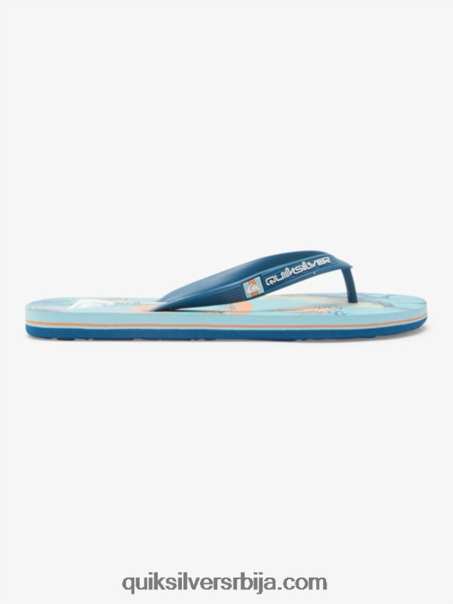 мушкарци Quiksilver молокаи арт јапанке плава/црна/жута Z824VN519