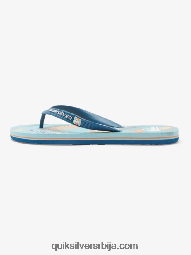 мушкарци Quiksilver молокаи арт јапанке плава/црна/жута Z824VN519