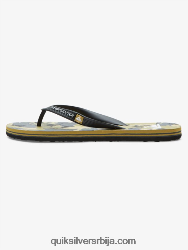 мушкарци Quiksilver молокаи арт јапанке црна/сива/браон Z824VN522