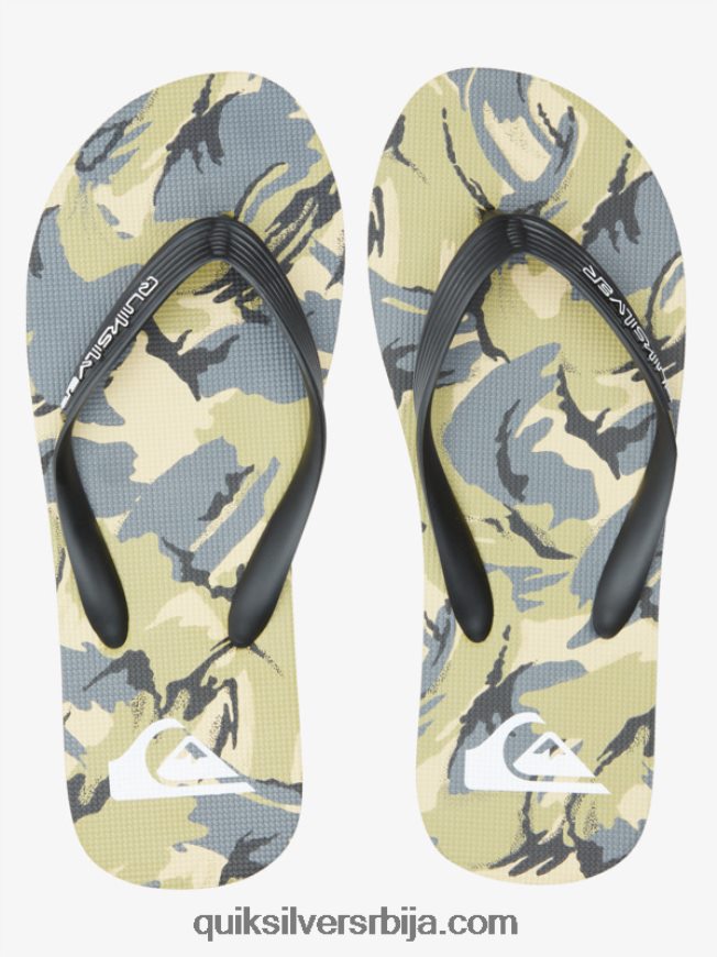 мушкарци Quiksilver молокаи арт јапанке црна/сива/браон Z824VN522