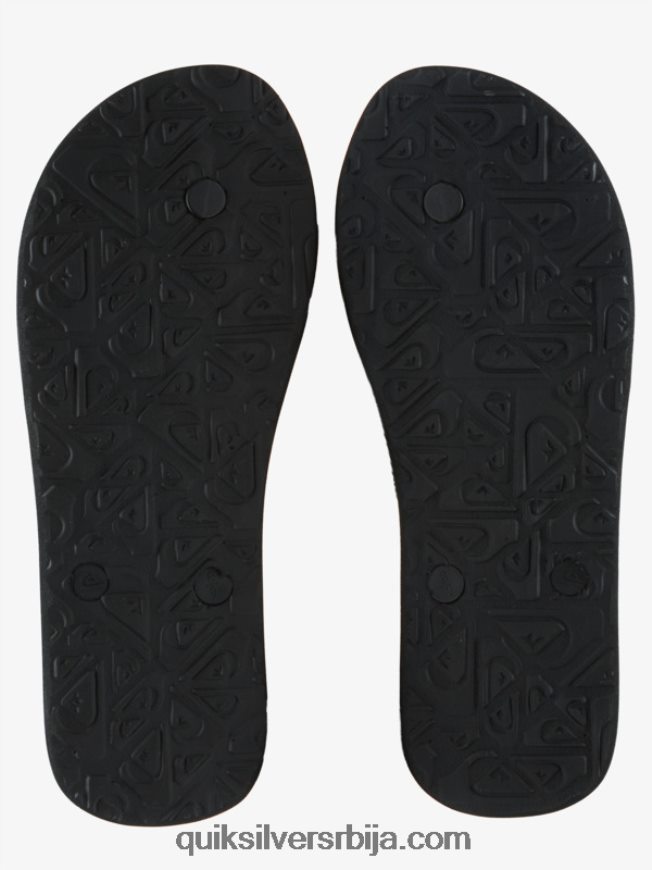 мушкарци Quiksilver молокаи арт јапанке црна/сива/браон Z824VN522