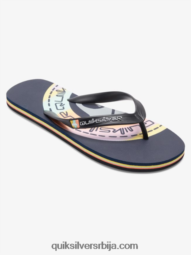 мушкарци Quiksilver молокаи арт јапанке плава/наранџаста Z824VN523