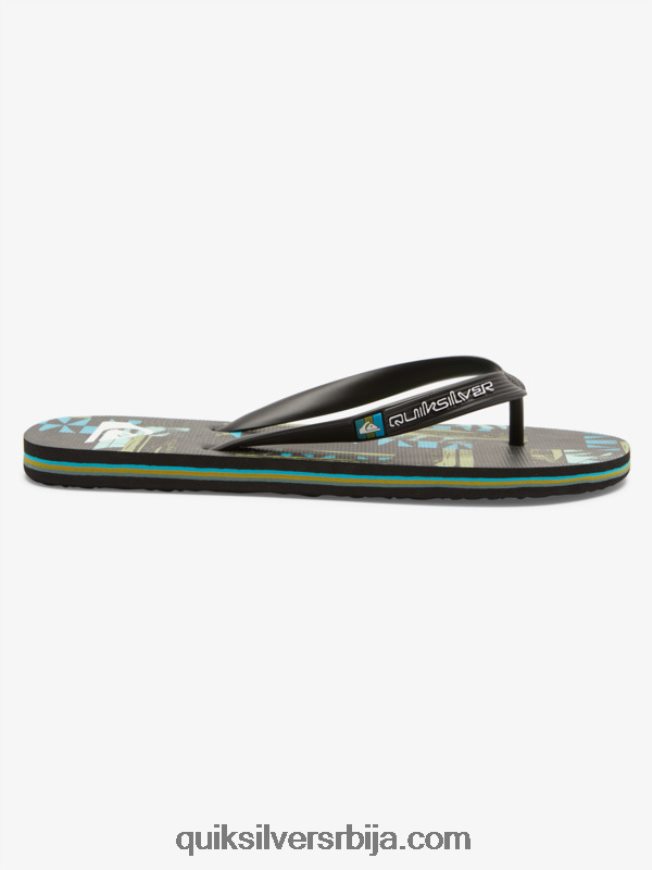 мушкарци Quiksilver грегг каплан молокаи арт јапанке црна/плава/зелена Z824VN524