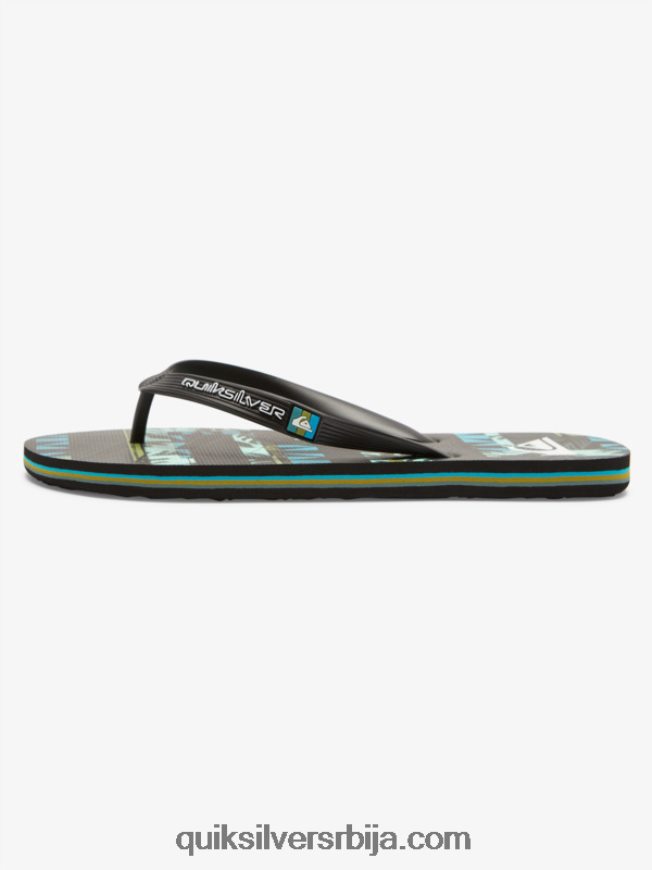 мушкарци Quiksilver грегг каплан молокаи арт јапанке црна/плава/зелена Z824VN524