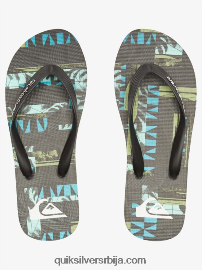 мушкарци Quiksilver грегг каплан молокаи арт јапанке црна/плава/зелена Z824VN524