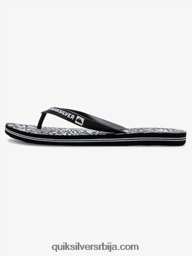 мушкарци Quiksilver молокаи арт јапанке црно бели Z824VN525